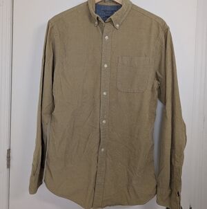 JACK & JONES CORDUROY BUTTON DOWN SHIRT SIZE MEDIUM